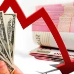 Ilustrasi rupiah yang melemah