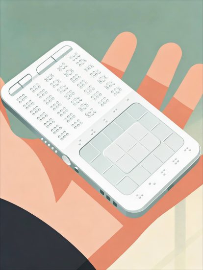 Membumikan braille memanusiakan akses