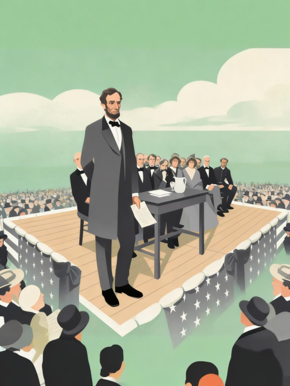 Abraham lincoln pemimpin demokrasi di amerika catrawarta