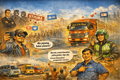 Ilustrasi konten sopir.