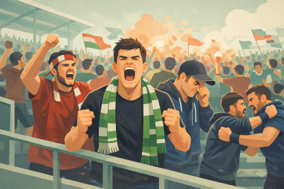 Di balik yel-yel dan fanatisme, tribun stadion memberi izin sosial bagi laki-laki untuk meluapkan amarah yang sehari-hari ditekan oleh tuntutan maskulinitas.