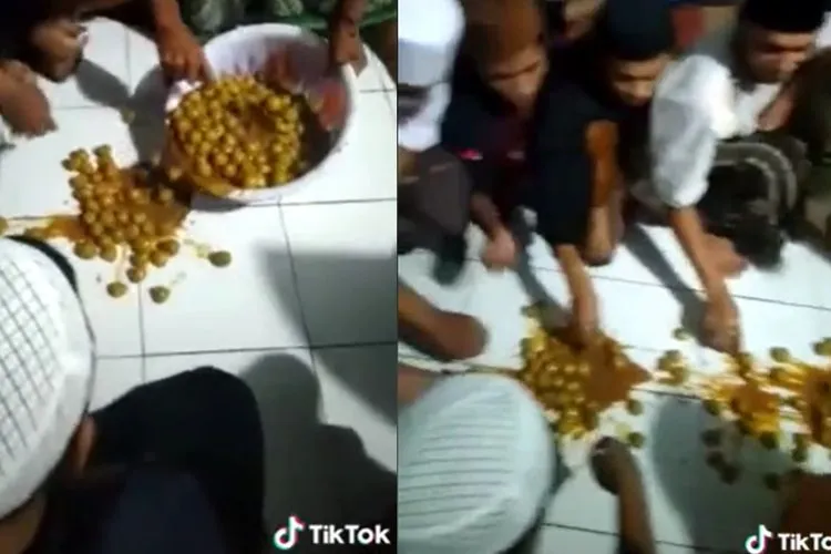 Santri makan di lantai seperti kucing tanpa alas dan tanpa ruang layak Di sejumlah pesantren kondisi serba kekurangan kerap dinarasikan sebagai latihan prihatin padahal memunculkan pertanyaan serius tentang martabat keadilan dan relasi kuasa di baliknya