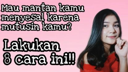 Contoh konten di Youtube yang mengglorifikasi wacana "membuat mantan menyesal".