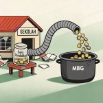 Ilustrasi makan bergizi