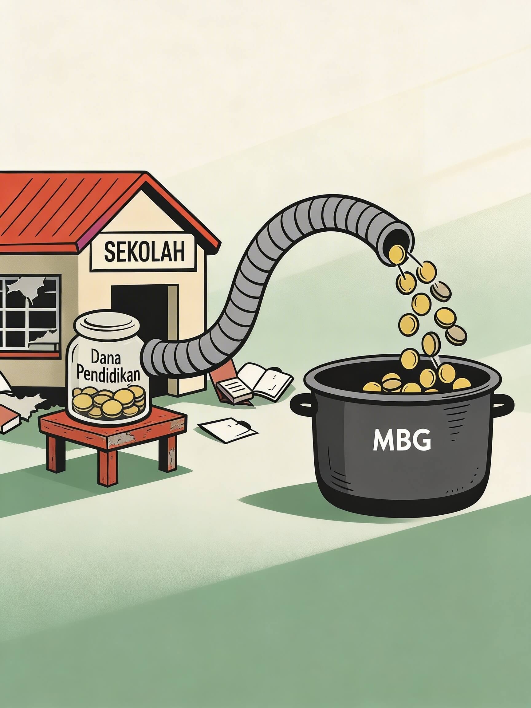 Ilustrasi makan bergizi