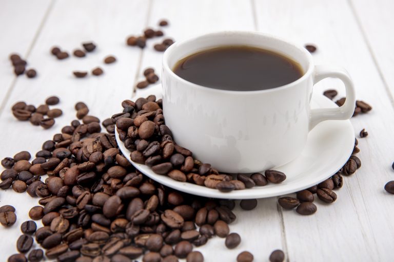 Ilustrasi kopi hitam.