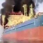 Kapal tanker skylight terbakar diserang iran di selat hormuz sumber cnn indonesia