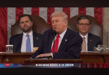 Pidato Trump, Selasa (10/03/2026). Sumber: Face The Nation