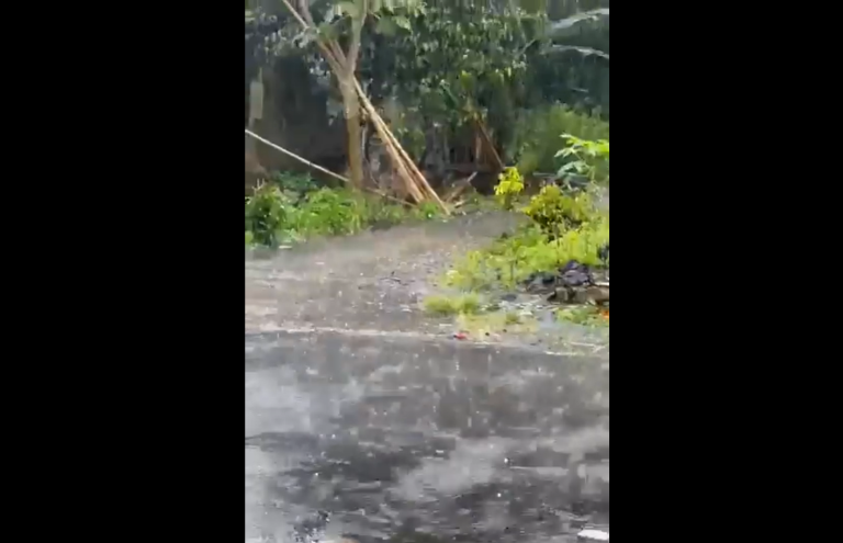 Postingan video warga Kebondalem Elor yang dikejutkan dengan fenomena alam yang tidak biasa pada siang hari ini. Sekitar pukul 14.46 WIB, wilayah tersebut diguyur hujan es yang cukup intens.
