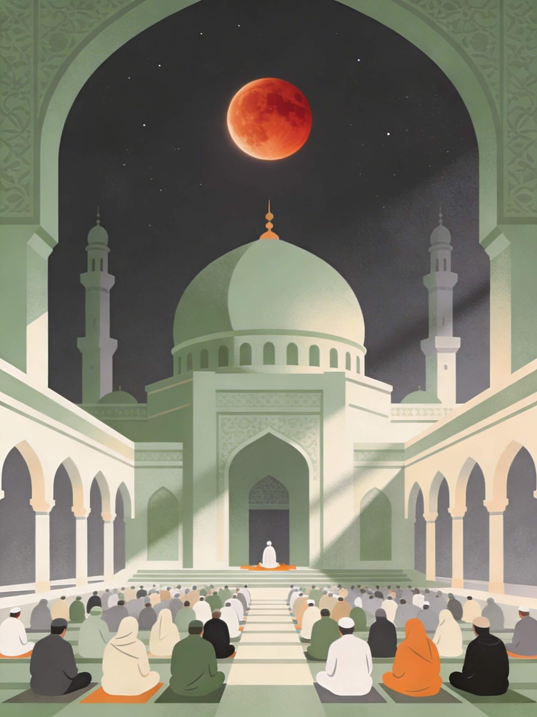 Sholat blood moon 1 catrawarta