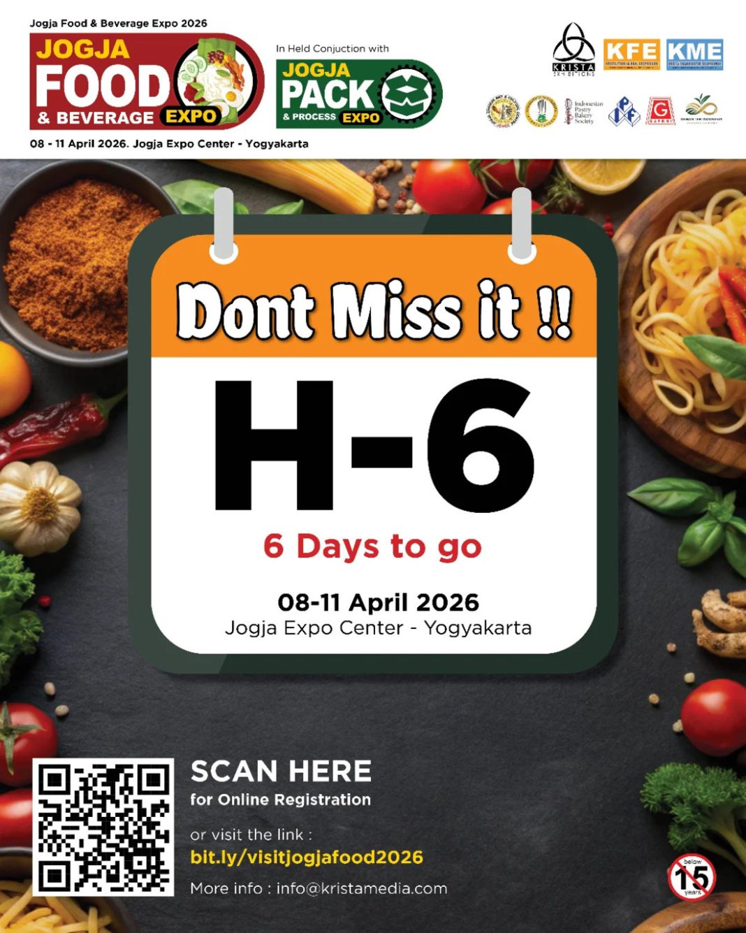 Jogja food  beverage expo 2026 yang berlangsung pada 811 april 2026 di jogja expo center jec