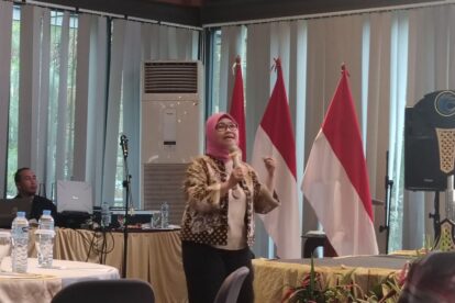 Siti Aminah Tardi dalam acara Jurnalis HAM di Bandung, 21 Mei 2026. (Sumber: nasional.kompas.com)