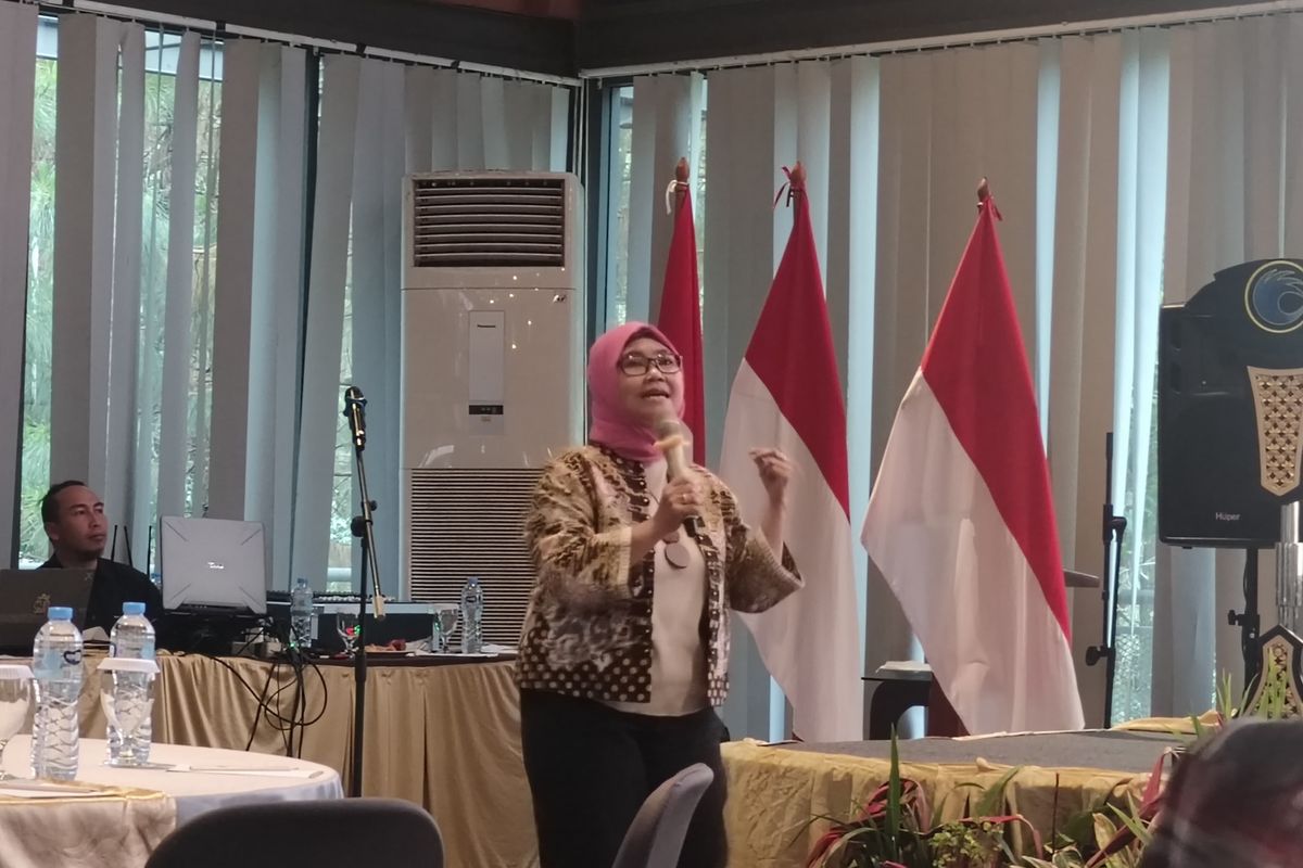 Siti aminah tardi dalam acara jurnalis ham di bandung 21 mei 2026 sumber nasional Kompas Com