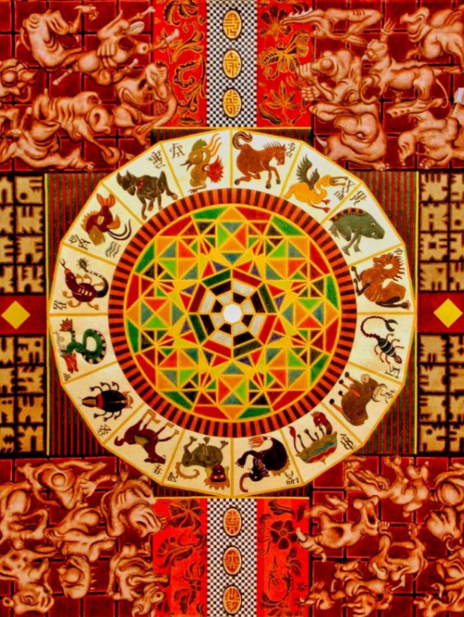 Karya “Siklus“, 125X100cm, AOC, 2002