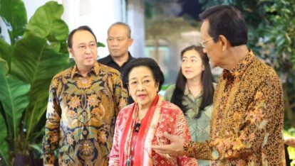 Megawati bertemu dengan Sri Sultan HB X di Kraton Jogja, Jum'at (22/05/2026). (Sumber: Dok. PDIP)