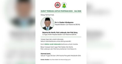 Open letter to BGN leaders (May 2026) with logos and a portrait of the head of the National Nutrition Agency in a circular frame.