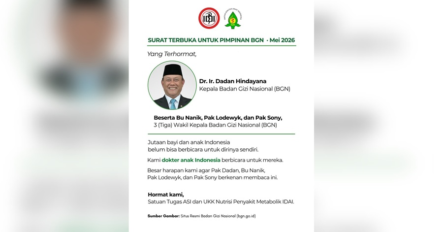 Open letter to bgn leaders may 2026 with logos and a portrait of the head of the national nutrition agency in a circular frame