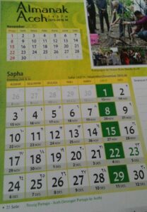 Mengenal Keuneunong, Kalender Khas Aceh