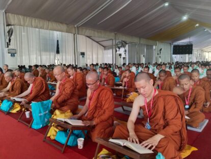 Ribuan umat Buddha akan kumpul di Taman Lumbini kawasan Candi Borobudur, Magelang, Jawa Tengah pada 24-26 Juli 2026 dalam rangka Indonesia Tipitaka Chanting (ITC).  
