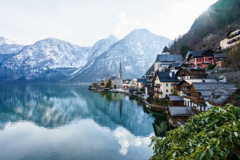 Ilustrasi Norwegia sebagai negara yang banyak memiliki hal inspiratif dengan pemandangan alam yang cantik.