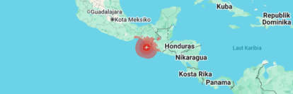 Gempa bumi berkekuatan magnitudo 7,3 mengguncang lepas pantai Negara Bagian Chiapas, Meksiko selatan, pada Jumat (17/7/2026) pagi waktu setempat