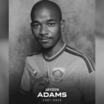Gelandang timnas afrika selatan jayden adams meninggal dunia usai berlaga