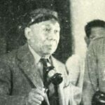 Radjiman wedyodiningrat membuka sidang pleno knip ke v di gedung rakyat indonesia di malang jawa timur tahun 1947