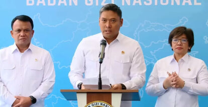 Kepala bgn sudaryono saat konferensi pers di kantor bgn senin 277